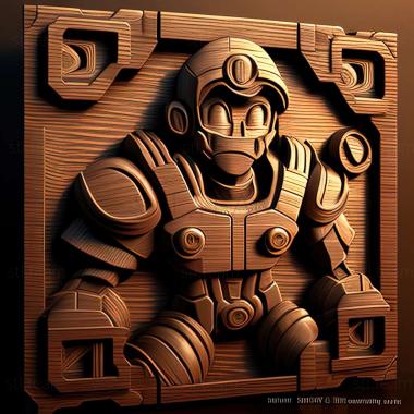 3D model Mega Man Legacy Collection 2 game (STL)